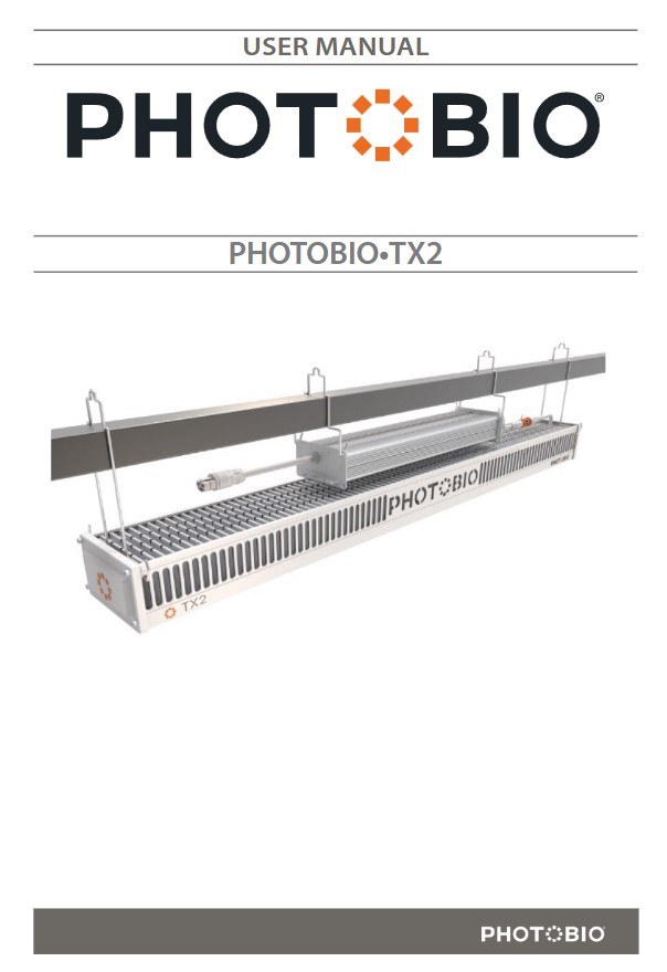 PHOTOBIO TX2 - Instructions